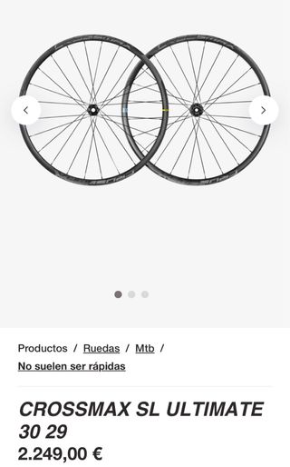 Llantas Mavic Crossmax SL Ultimate 30