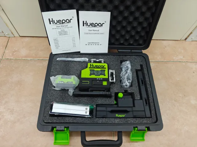 Nivel laser huepar con receptor láser