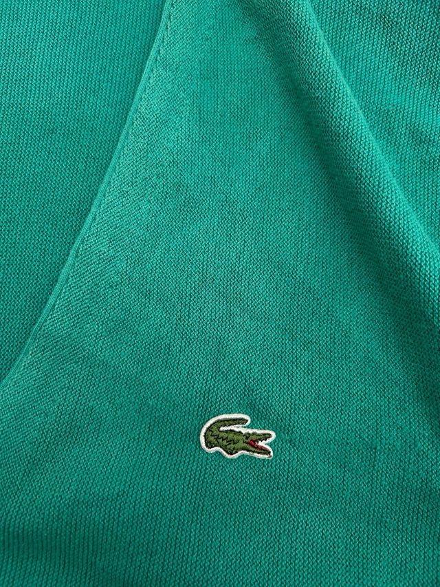 Cárdigan Lacoste Vintage 90s Verde