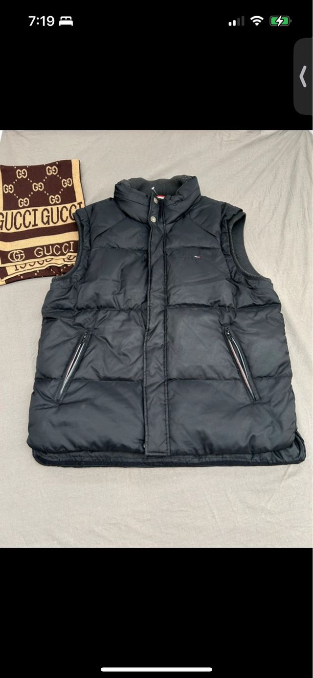 Chaleco Acolchado Tommy Hilfiger Negro