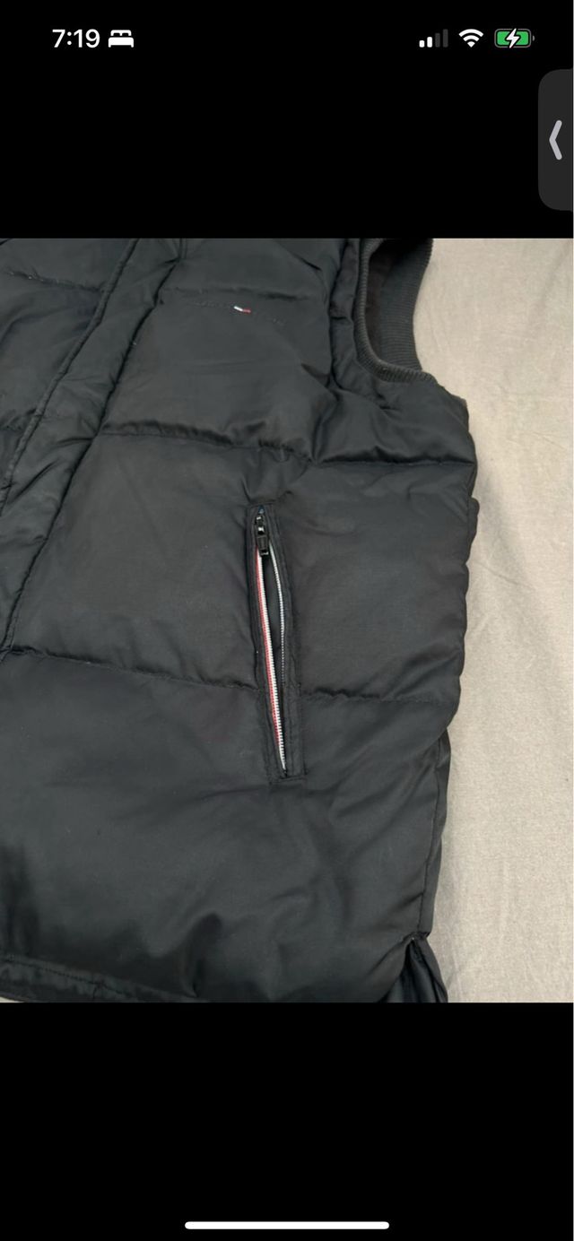 Chaleco Acolchado Tommy Hilfiger Negro