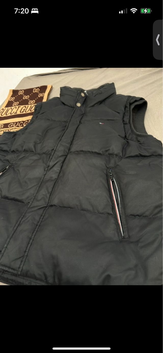 Chaleco Acolchado Tommy Hilfiger Negro