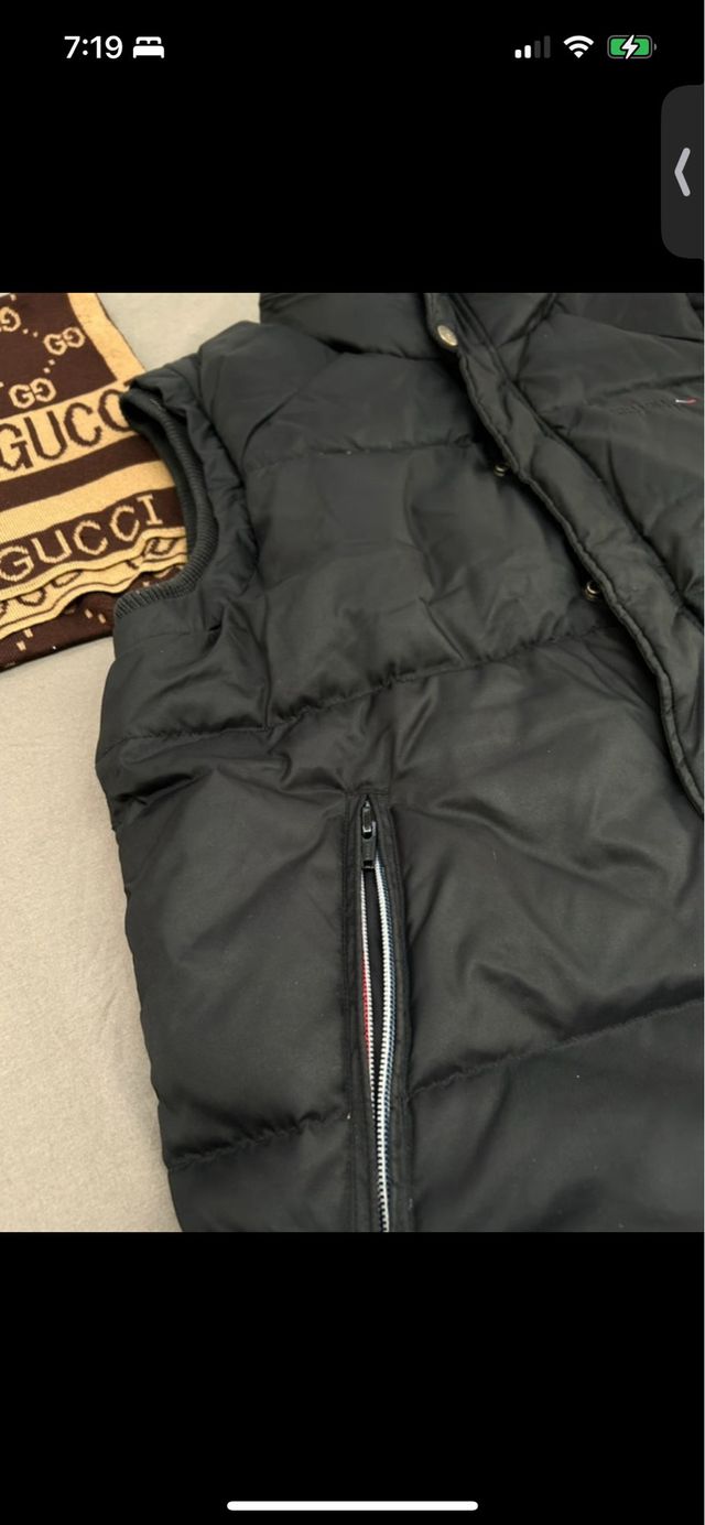 Chaleco Acolchado Tommy Hilfiger Negro