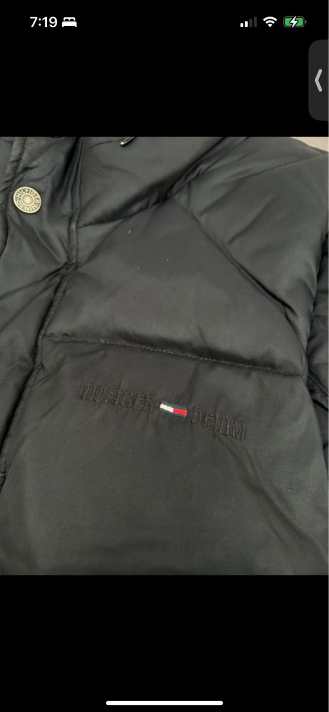 Chaleco Acolchado Tommy Hilfiger Negro
