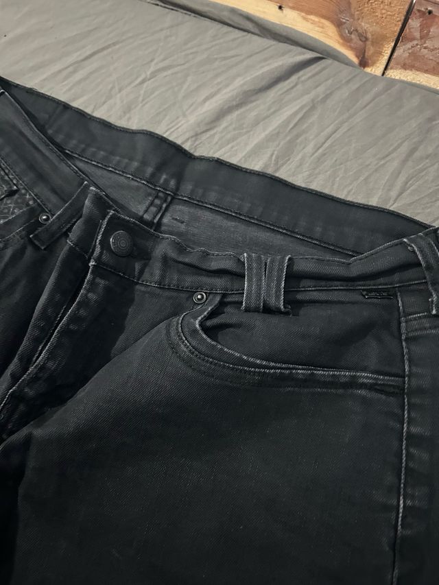 Pantalones Levi's Negros Talla 32x34 Elásticos
