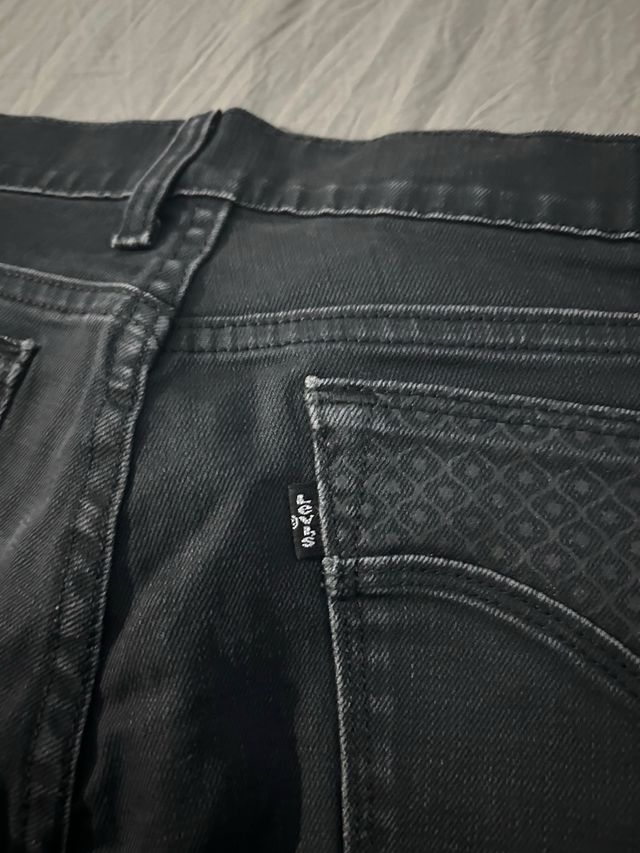 Pantalones Levi's Negros Talla 32x34 Elásticos