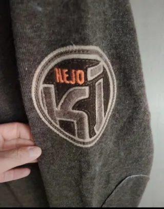 Maglione uomo zip marrone XL