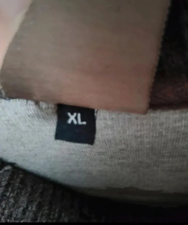 Maglione uomo zip marrone XL