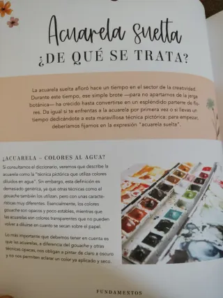 Libros Flores de acuarela y Ilustración botánica