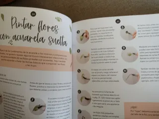 Libros Flores de acuarela y Ilustración botánica