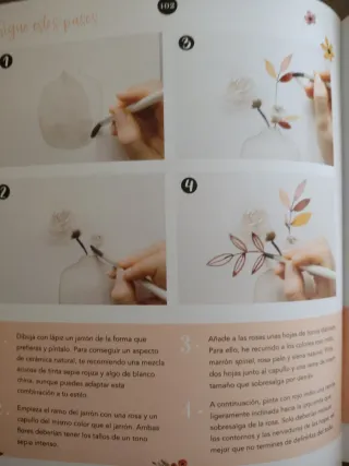 Libros Flores de acuarela y Ilustración botánica