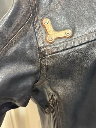 Cazadora Harley Davidson Cuero Negra