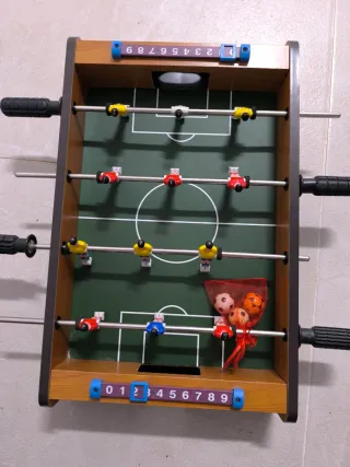 Futbolín de mesa