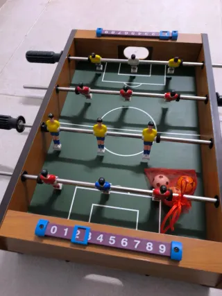 Futbolín de mesa
