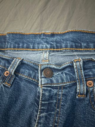 Pantalón Campana Levi's Azul Elásticos Talla 30x34