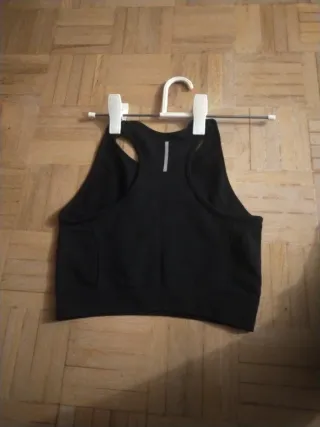 Sujetador deportivo negro talla XS