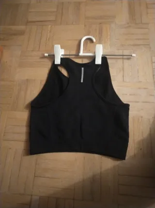 Sujetador deportivo negro talla XS