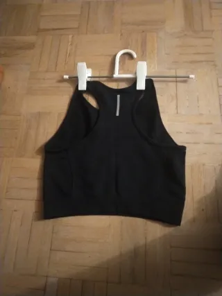 Sujetador deportivo negro talla XS