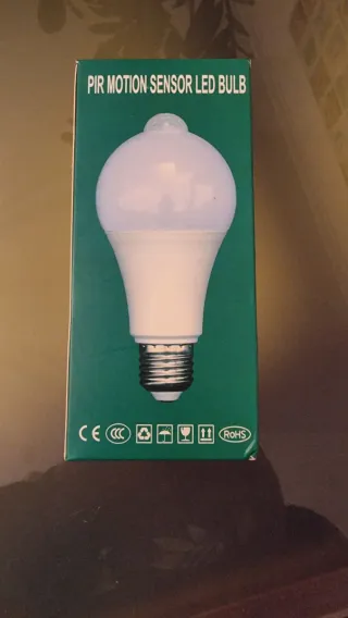 Lâmpada LED PIR Sensor Movimento