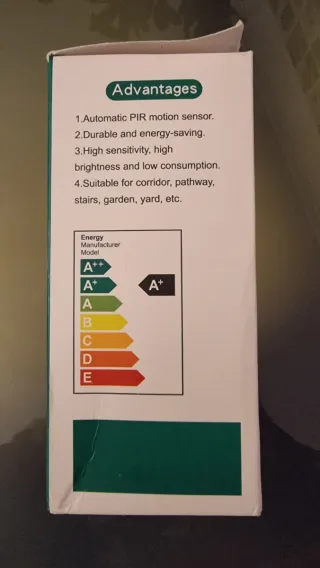 Lâmpada LED PIR Sensor Movimento