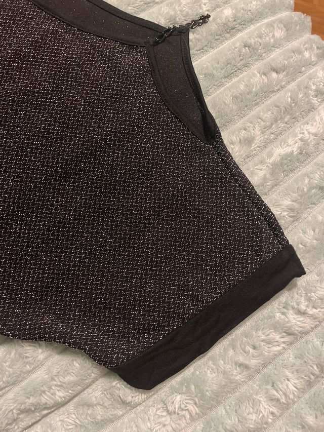 Camiseta Kling Negra y Plateada