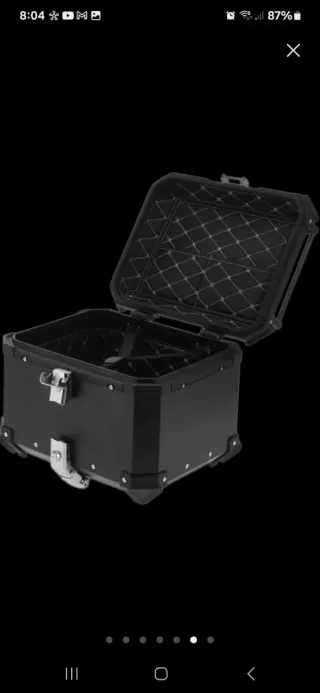 Baúl para moto trail o scooter