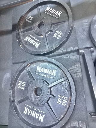 Disco de pesa Maniak Fitness 25 kg