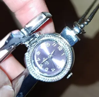 Collar RELOJ Cruz Celta esmaltada Multicolor