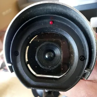 Coppia Finte Telecamere Esterno Metallo