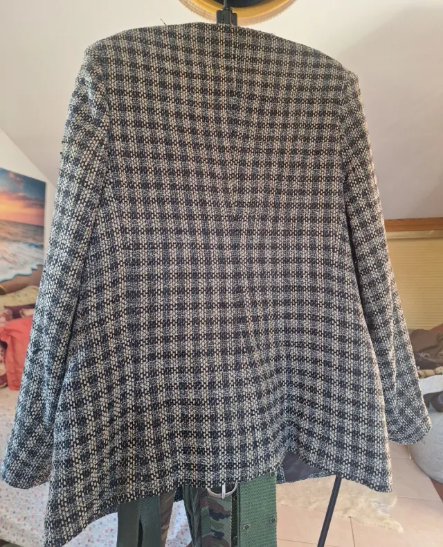 Chaqueta cuadros mujer T46