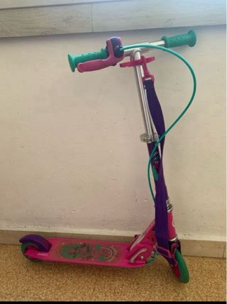 Patinete infantil Oxelo plegable rosa