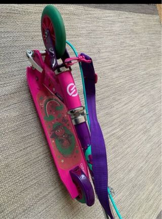 Patinete infantil Oxelo plegable rosa