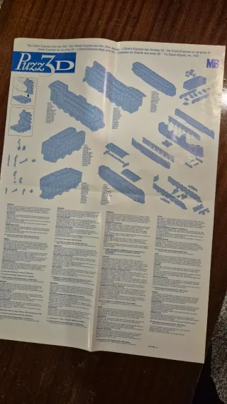 Puzzle 3D Tren ideal para el entretenimiento