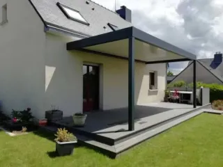 Pérgola Bioclimática y Pérgola Tensada Para Lluvia