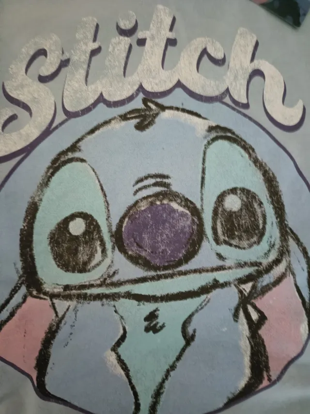 Sudadera azul y rosa de Stich, talla de 38-40