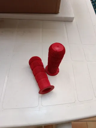 Puños Bicicleta Clásica Rojos