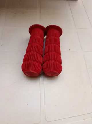 Puños Bicicleta Clásica Rojos