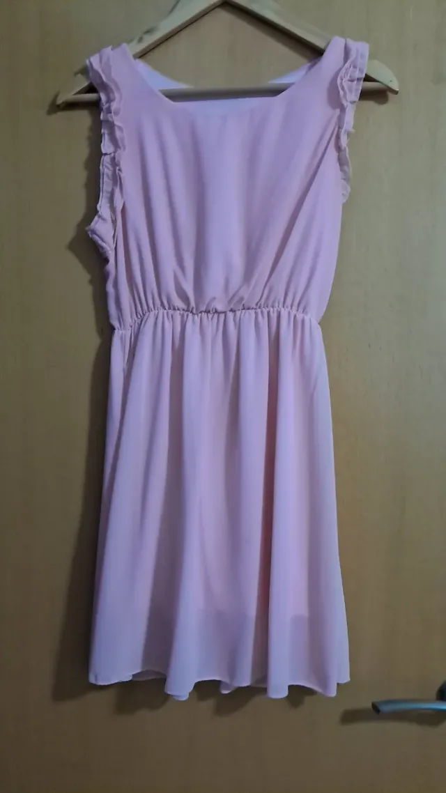 Vestido estampado floral rojo y blanco