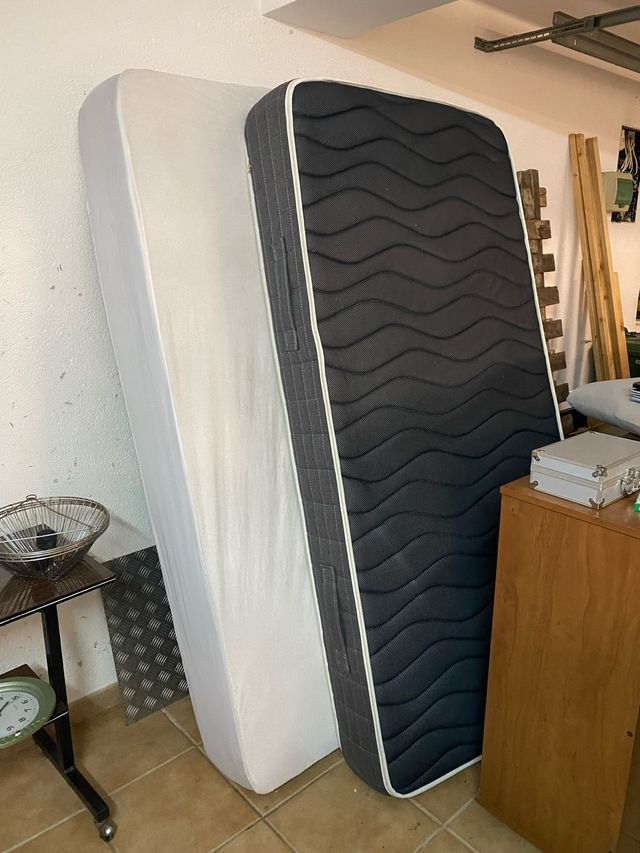 Colchón individual de tela