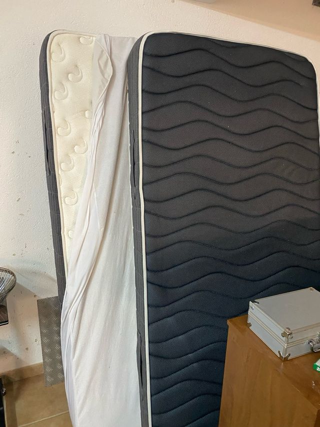 Colchón individual de tela