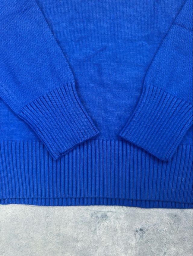 Ami Paris Jersey Azul Corazón Blanco Talla M