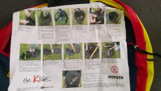 Portería de fútbol Kage plegable