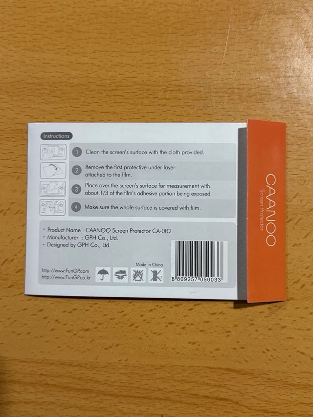 Protettore Schermo VIDEOCONSOLA CAANOO Nuovo