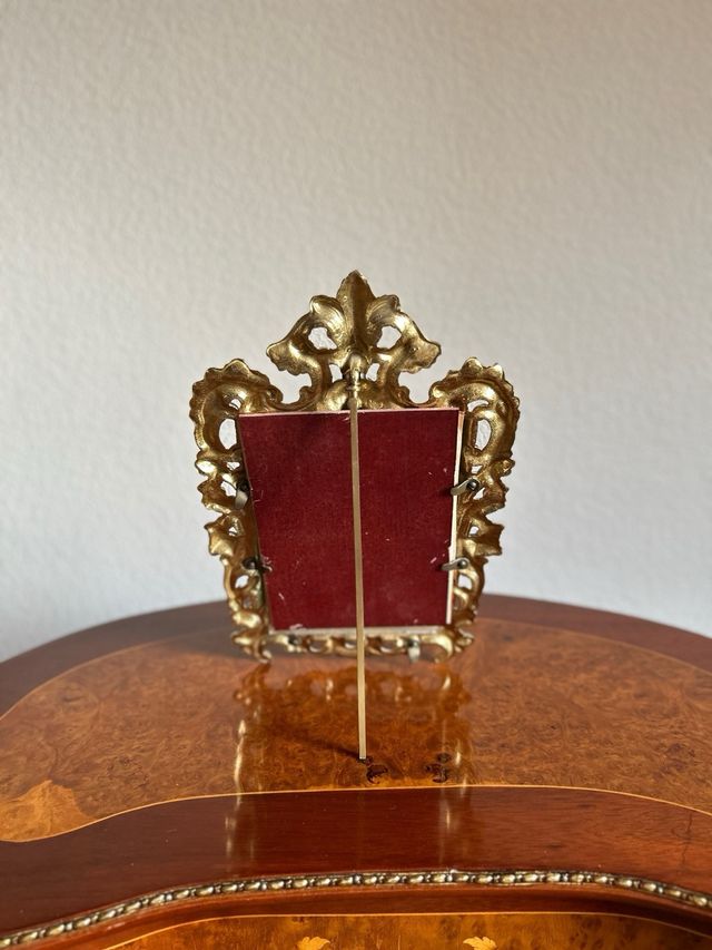 Marco de latón dorado 18x29 cm