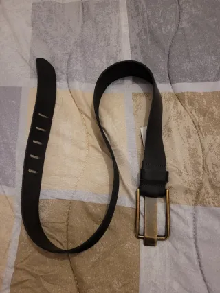 Cintura Diesel pelle nera size 90