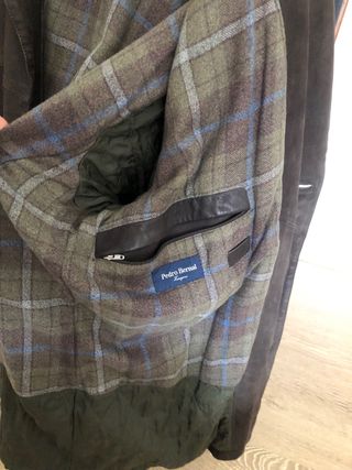 Abrigo Piel Faconnable Marrón Talla XL