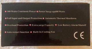 Inverter 300 Watt per auto, camper, barche