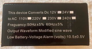 Inverter 300 Watt per auto, camper, barche