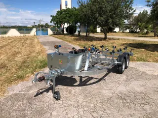 Remolque Portamotos-agua Doble 2 Eje