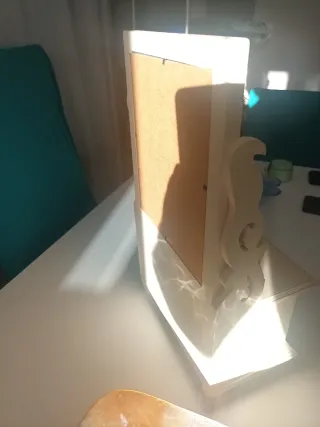 Joyero de madera con espejo y cajones